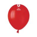 Balon A50 pastel 5" - "czerwony" / 100