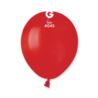 Balon A50 pastel 5" - "czerwony" / 100