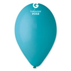 Balon G90 pastel 10", turkusowo-niebieski 100 szt.