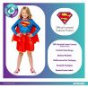 Kostium dzieciecy Supergirl 6-8 lat