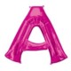 Balon foliowy Litera "A" różowy,93x86 cm