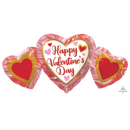 Balon foliowy Happy Valentines 86 cm x 40 cm