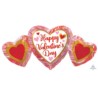 Balon foliowy Happy Valentines 86 cm x 40 cm