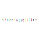 Girlanda Confetti Birthday 60 papier 180 x 13,8 cm