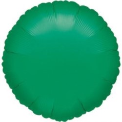 Balon, foliowy met. okrągły - zielony