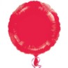 Balon foliowy mtalik - czerwony 43 cm