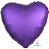 Balon foliowe serce "Satin Lux Purple Royale"