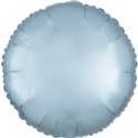 Okrągły Standard Satin Luxe pastelowy-niebies 43cm