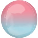 Orbz Ombré Pastel Pink & Blue balon foliowy G20 sp