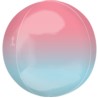Orbz Ombré Pastel Pink & Blue balon foliowy G20 sp