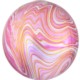 Orbz Pink Marble Balon foliowy 1szt.