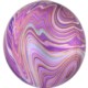 Orbz Purple Marble Balon foliowy 1szt.