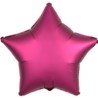 Balon foliowy satynowy gwiazda magenta 43cm