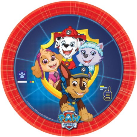 Talerze Paw Patrol papier 18 cm / 8szt.