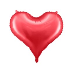 Balon foliowy Serce, 75x64,5 cm, czerwony