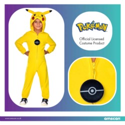 Kostium dla dzieci Pokemon Pikachu Suit Boy 3 - 4