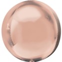 Orbz-kula "Jumbo Rose Gold", balon foliowy, P55 ,b