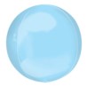 Balony foliowe Jumbo Pastel Blue Orbz 21"/53cm