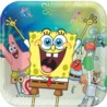 Talerze SpongeBob Squared papier 23 x 23 cm