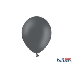 balony, balony na hel, dekoracje balonowe, balony Łódź, balony z nadrukiem, Balony Strong 27 cm, Grey, 100 szt.