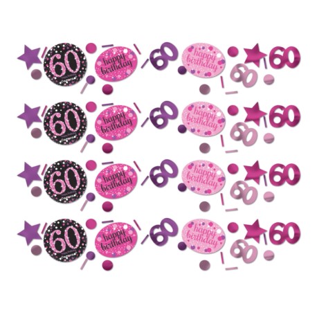 Konfetti "60" Urodziny Blyszczacy 34 g