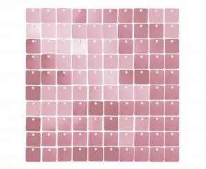 Panel dekoracyjny różowy, przezroczyste tło, 30x30