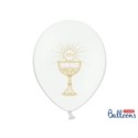 Balony 30 cm, IHS Pastel Pure White 6 szt.