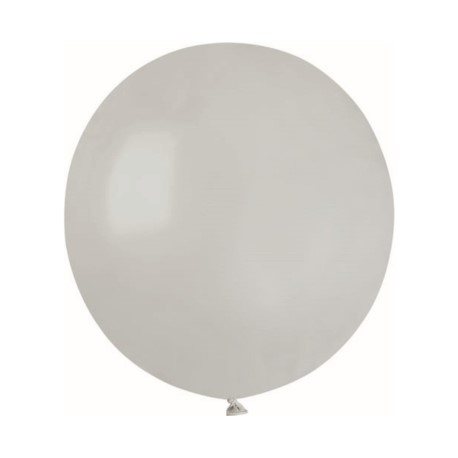 Balony G150 pastel 19 cali - szare/ 5 szt.