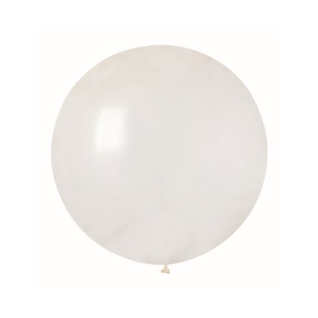 Balon G30, kula pastelowa transparentna, 80cm