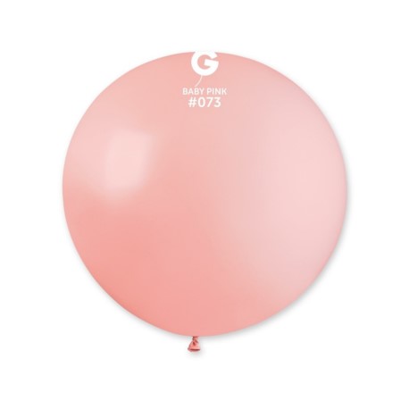 Balon kula pastel 80cm jasnoróżowa G30