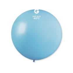 Balon makaronik G30, kula pastel 0.80m jasnoniebie