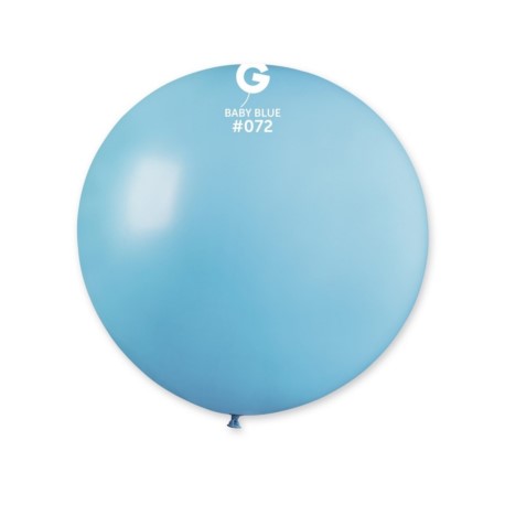 Balon makaronik G30, kula pastel 0.80m jasnoniebie