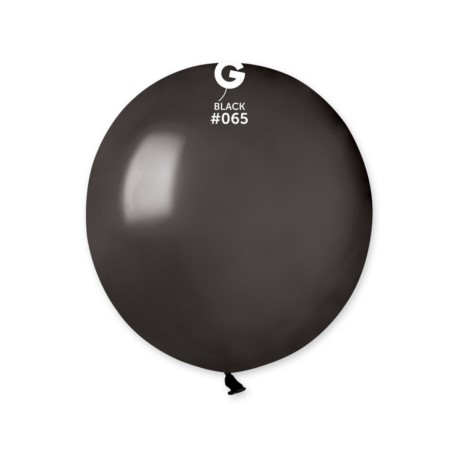 Balony GM150 metal 19 cali - Czarne/50 szt.