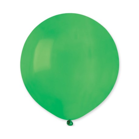 Balony G150 pastel 19" - zielone 12/ 5 szt.