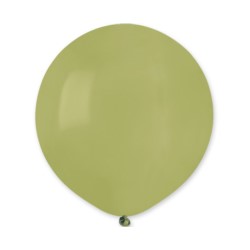 Balony G150 pastel 19" - Zielone Oliwkow / 5 szt.