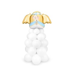 Bukiet balonów Anioł, 140x70 cm, biały