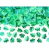 Konfetti metalizowane Liście, zielony, 15g