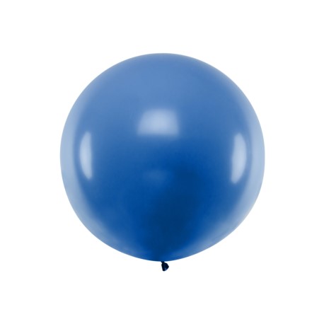 Balon 1m, okrągły, Pastel niebieski, 1 szt.