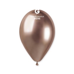 Balony chromowane Różowo-Złote, GB120, 50szt.