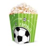 Pudełko na popcorn Football 12,5x8,5cm 6szt.