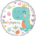 Balon foliowy okrągły Babysaurus 43cm