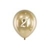 Balony Glossy 30cm, 21, złoty