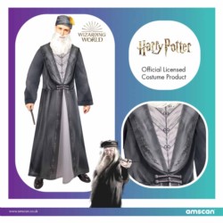Kostium dla doroslych Dumbledore rozmiar L