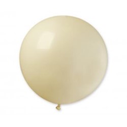 Balon G30, kula pastel 0.80m, kość słoniowa