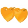 Ciężarek do balonów "Dwa serca" złoty