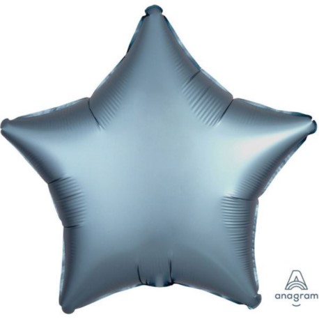 Balon foliowy gwiazdka "Satin Luxe Steel Blaue"