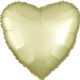 Balon foliowy serce Satin Luxe, pastelowy-złoty
