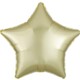 Balon foliowy gwiazda Satin Luxe, pastelowy-złoty