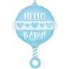 Balon foliowy grzechotka Baby Boy 43cm x 60cm