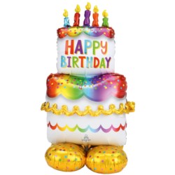 Tort urodzinowy z gigantycznym balonem AirLoonz